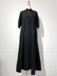ENFOLD　V-NECK DRESS　 ( BLACK )