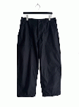 COMME des GARCONS HOMME 綿サテンパンツ (HQ-P029-051/ブラック)