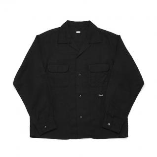 SEQUEL LINEN LONGSLEEVE SHIRT (SQ-26SS-SH-02/ブラック)