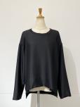BLAMINK シルクインティメイトブラウス( BLACK )