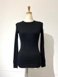 HYKE LONG-SLV TEE (BLACK)