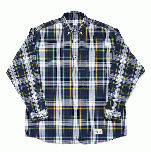 SEQUEL TARATAN FLYFRONT SHIRT (SQ-25SS-SH-03/ホワイト)
