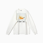CHUCK TAYLOR CLOTHING プリント L/S TEE (ホワイト)