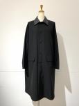 VACHEMENT リサイクル シェル タフタ クレリックコート(BLACK)