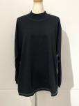automills BAGGY L/S TEE COTTON JERSEY (BLACK)
