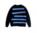 UNDERCOVER SWEAT "ANARCHY IS THE KEY" (ブラック)