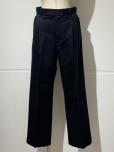 FARAH two tuck side adjustable pants (navy)