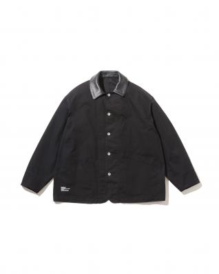 FreshService  LEATHER COLLAR WORK JACKET (ブラック)