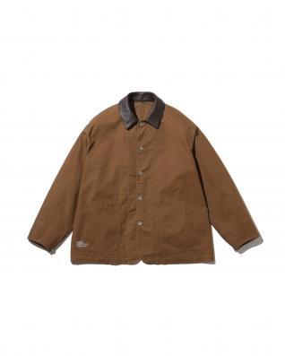 FreshService LEATHER COLLAR WORK JACKET (キャメル)
