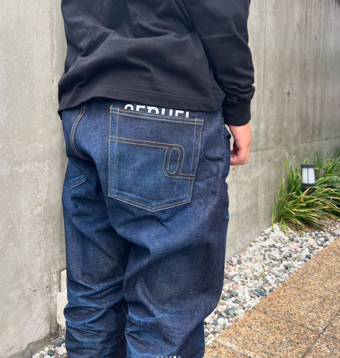 SEQUEL DENIM PANTS (SQ-24AW-PT-03/インディゴ)/正規通販 SEQUEL DENIM PANTS (SQ-24AW-PT-03/インディゴ)/正規通販