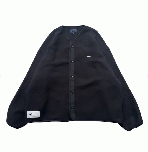 DESCENDANT KNOT FLEEECE CARDIGAN (ブラック)