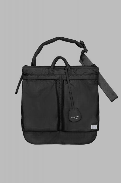 HYKE HELMET BAG PORTER×HYKE (BLACK)/正規通販-FACTORY(ファクトリー